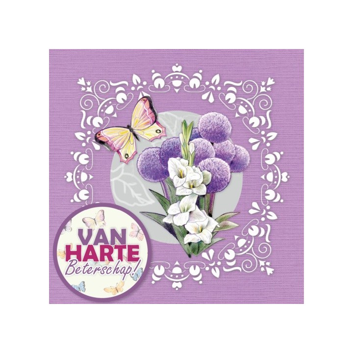 (DODOOC10018)Dot and Do on Colour 18 - Jeanine's Art - Perfect Butterfly Flowers