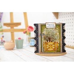 (S-CLANE-EF-3D-GOA)Crafter's Companion Country Lane 3D Embossing Folder Grand Oak
