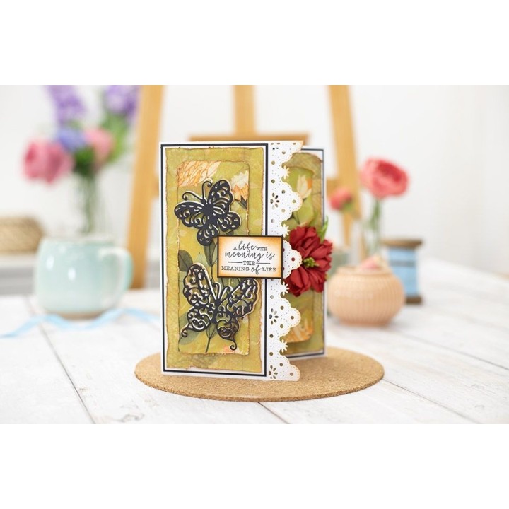 (S-CLANE-MD-CLAC)Crafter's Companion Country Lane Metal Die Country Lace