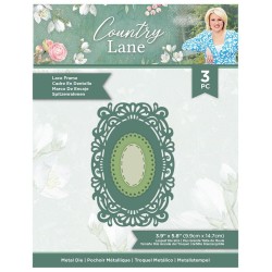 (S-CLANE-MD-LFRA)Crafter's Companion Country Lane Metal Die Lace Frame