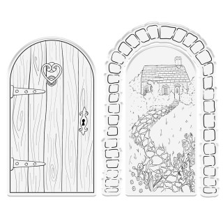 (S-CLANE-STD-GGA)Crafter's Companion Country Lane Stamp & Die Garden Gateway