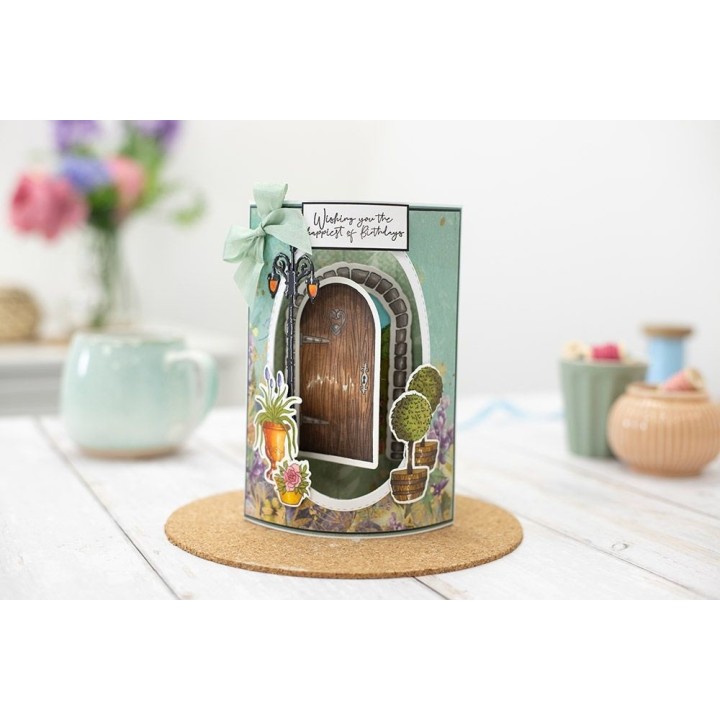 (S-CLANE-STD-GGA)Crafter's Companion Country Lane Stamp & Die Garden Gateway