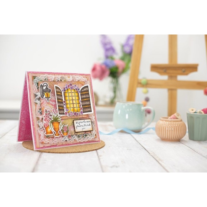 (S-CLANE-STD-DTD)Crafter's Companion Country Lane Stamp & Die Dusk Till Dawn