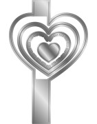(GEM-MD-ELE-SC-HEA)Gemini Swing Card Heart Elements Dies
