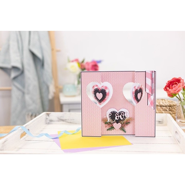 (GEM-MD-ELE-SC-HEA)Gemini Swing Card Heart Elements Dies