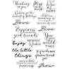 (S-CLANE-ST-LLG)Crafter's Companion Country Lane Clear Stamps Live, Love, Grow