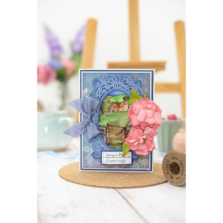 (S-CLANE-ST-IDME)Crafter's Companion Country Lane Clear Stamps Idyllic Meadow