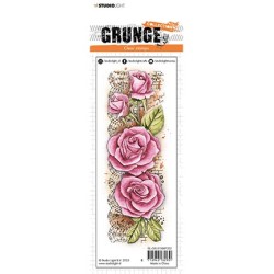 (SL-GR-STAMP202)Studio Light SL Clear Stamp Roses Grunge Collection nr.202