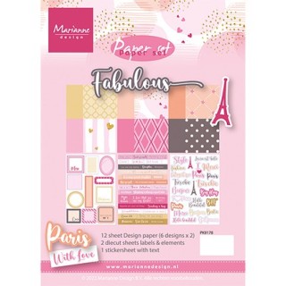 (PK9178)Pretty Papers bloc A5 Fabulous