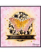 (TC0894)Clear stamp & die set Tiny's Butterfly XL