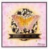 (TC0894)Clear stamp & die set Tiny's Butterfly XL