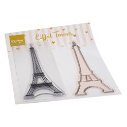 (CS1090)Clear Stamp & dies Eiffel tower