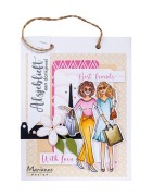 (CS1090)Clear Stamp & dies Eiffel tower