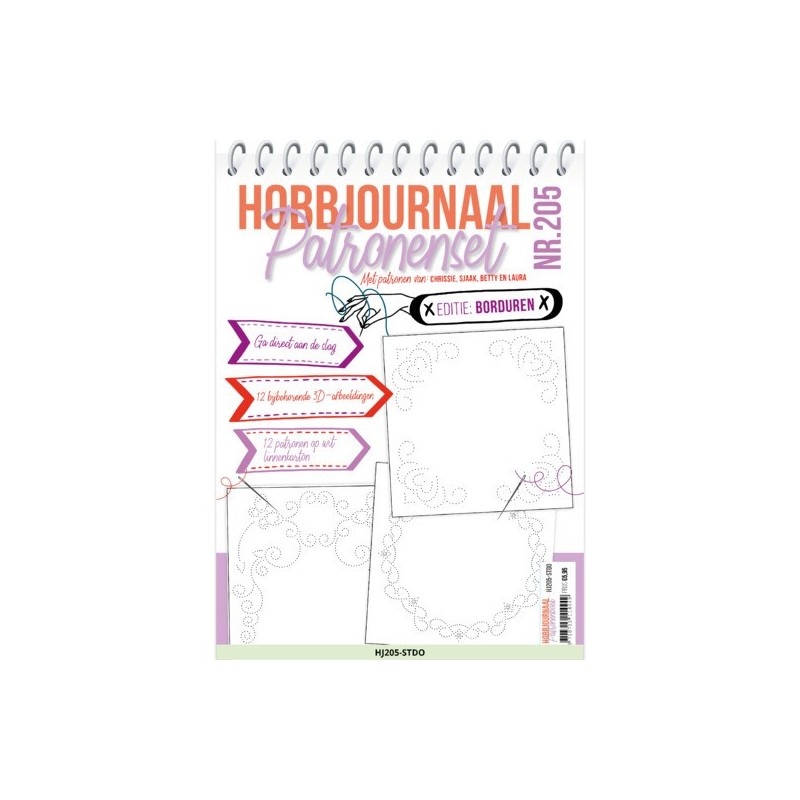 (HJ205-STDO)Hobbyjournaal Patronenset 205 - Stitch and Do