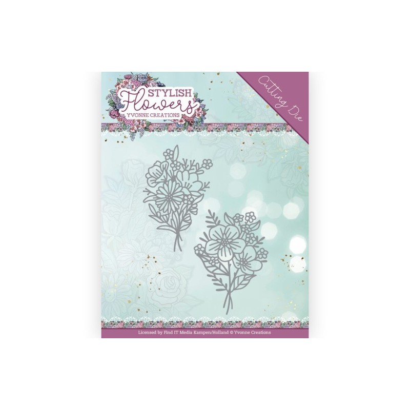 (YCD10270)Dies - Yvonne Creations - Stylisch Flowers - Bouquet of Flowers