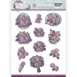 (SB10636)3D Push Out - Yvonne Creations - Stylisch Flowers - Sweet Bouquet