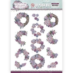 (SB10638)3D Push Out - Yvonne Creations - Stylisch Flowers - Romantic Roses