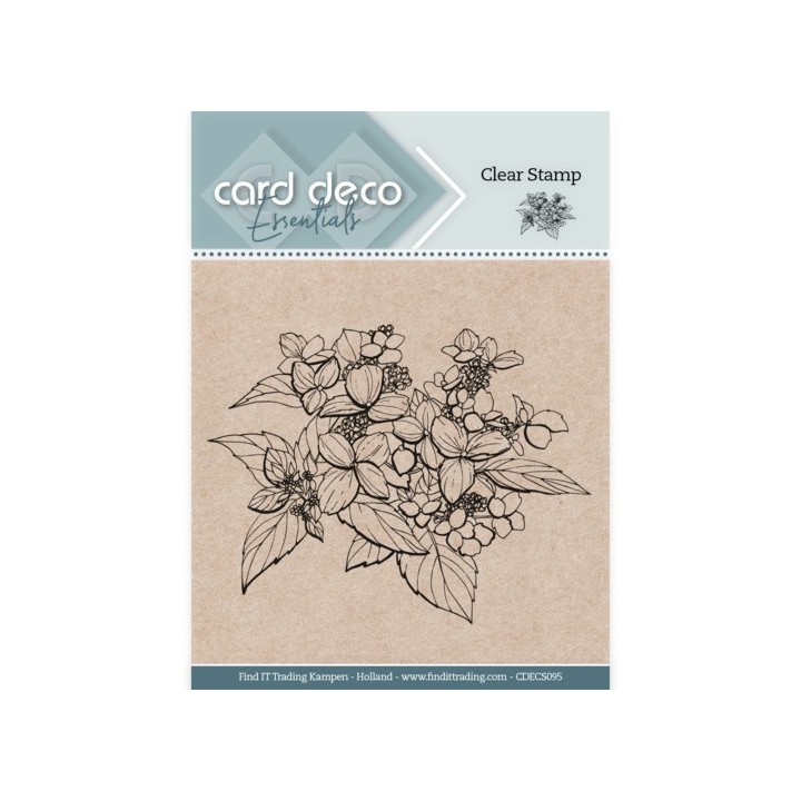 (CDECS095)Card Deco Essentials Clear Stamps - Hydrangea