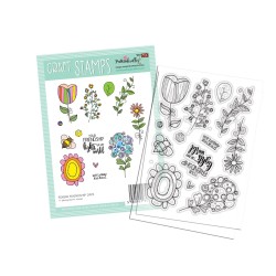 (PD8206)Polkadoodles Friendship Days Clear Stamps