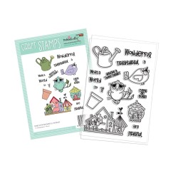 (PD8219)Polkadoodles Wonderful World Clear Stamps