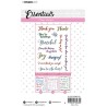 (SL-ES-STAMP178)Studio light  SL Clear stamp Sentiments/Wishes - Thanks Essentials nr.178