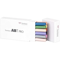 (ABTP-12P-5)Tombow  ABT PRO alcohol-based marker set Manga Colours 12pcs