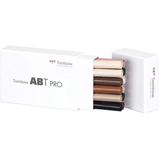 (ABTP-12P-6)Tombow  ABT PRO alcohol-based marker set Portrait Colours 12pcs