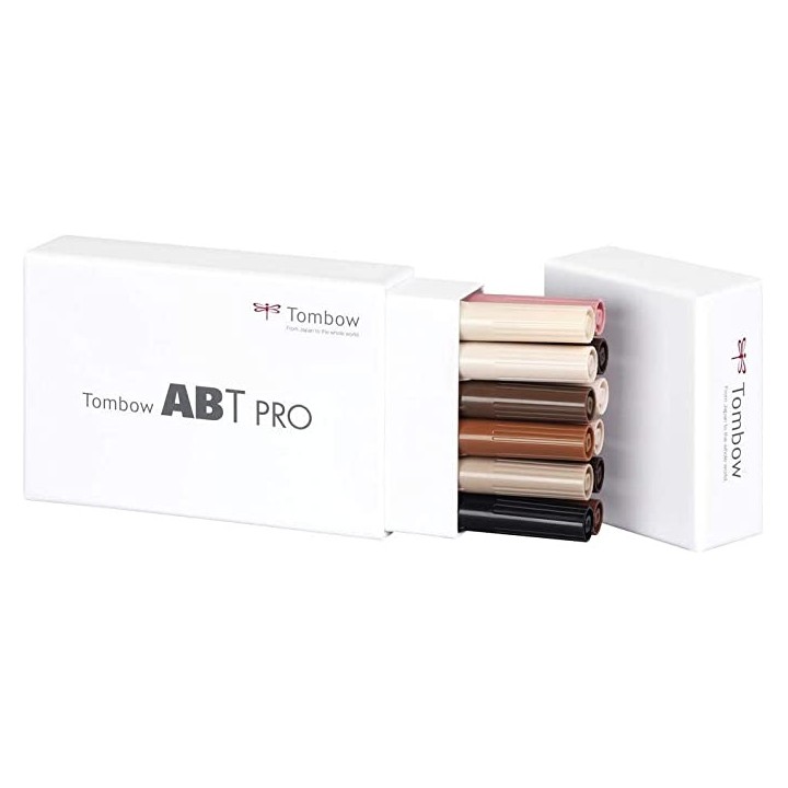 (ABTP-12P-6)Tombow  ABT PRO alcohol-based marker set Portrait Colours 12pcs