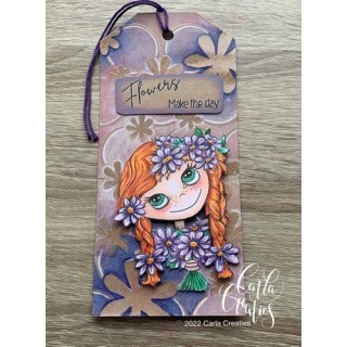 (1530)CraftEmotions clearstamps A6 - Kate 3 (Eng) Carla Creaties