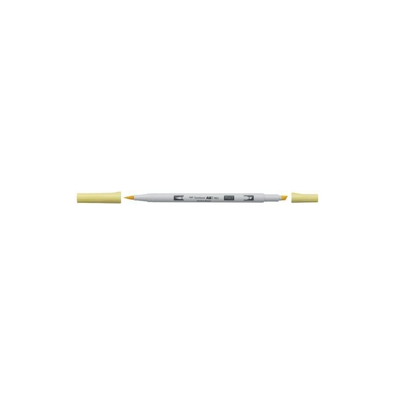 (19-ABTP-062)Tombow ABT PRO Alcohol - Dual Brush Pen pale yellow