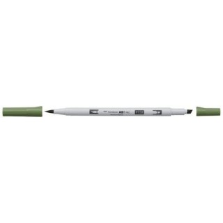 (19-ABTP-158)Tombow ABT PRO Alcohol - Dual Brush Pen dark olive