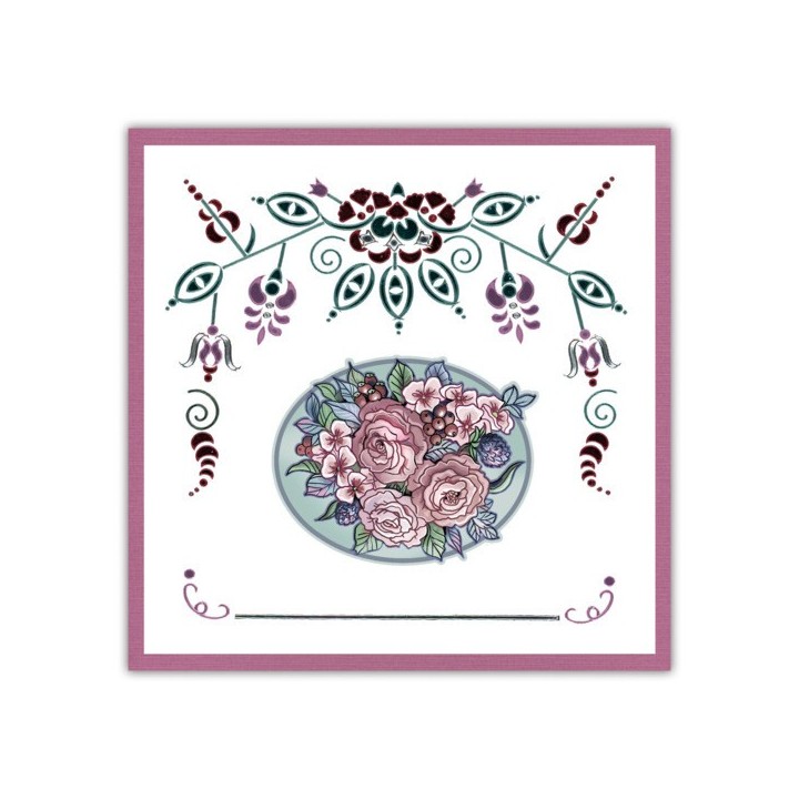 (DODO224)Dot and Do 224 - Yvonne Creations - Stylish Flowers - Sweet Bouquet