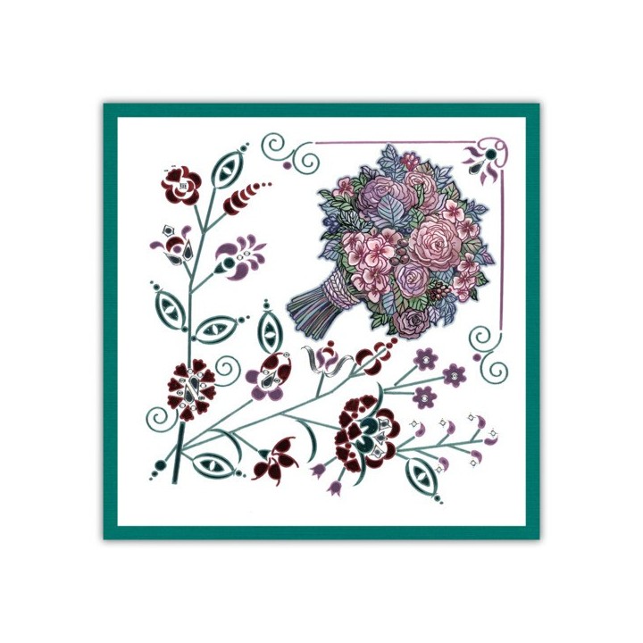 (DODO224)Dot and Do 224 - Yvonne Creations - Stylish Flowers - Sweet Bouquet
