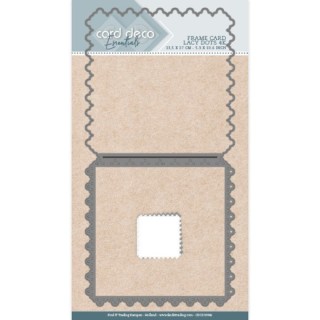 (CDCD10042)Card Deco Essentials Cutting Dies: Frame Card Lacy Dots 4K