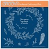 (GRO-FL-41653-03)Groovi Plate A5 BARBARA'S WINTER SEASONAL WREATH