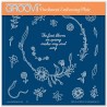 (GRO-FL-41650-03)Groovi Plate A5 BARBARA'S SPRING SEASONAL WREATH