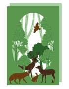 (GEM-MD-CAD-WONWO)Gemini Wonderful Woodland Create-a-Card Dies