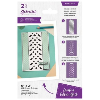 (GEM-MD-ELE-LFD-DDI)Gemini Lattice Folding Double Diamond