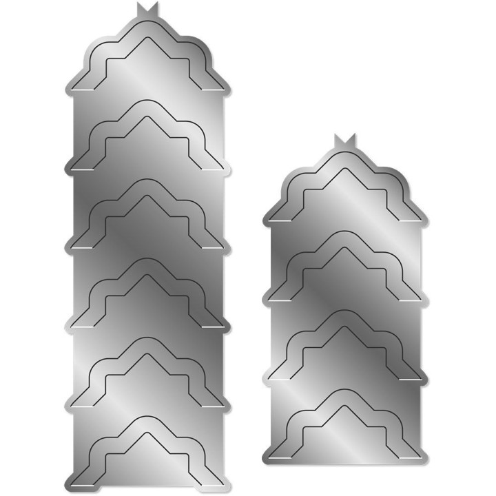 c(GEM-MD-ELE-LFD-STA)Gemini Lattice Folding Star Elements Dies