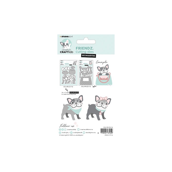 (CCL-FR-CD173)Studio Light Cutting Die Buddy Accessories Friendz nr.173