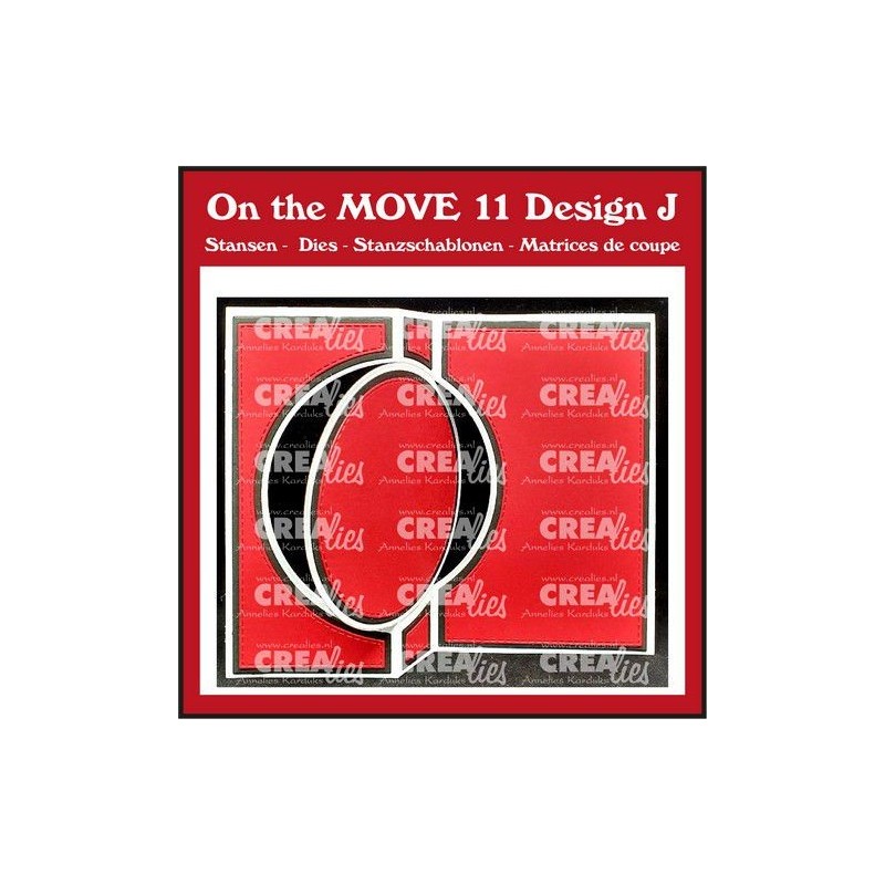 (CLMOVE11)Crealies On The MOVE Design J