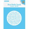 (MMPCS007)Nellies Choice Plastic Mixed media Round stencils Small blocks