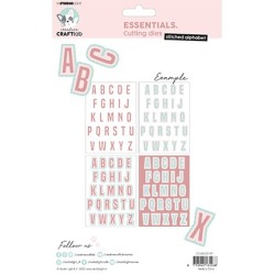 (CCL-ES-CD157)Studio Light Stitched Alphabet Essentials nr.157