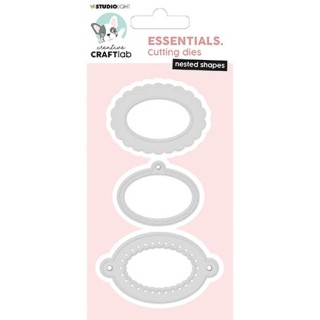 (CCL-ES-CD158)Studio Light Nested shapes oval Essentials nr.158