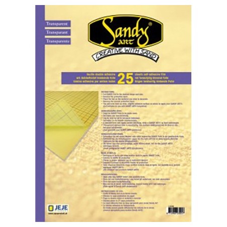 (1.0130)Sandy art self-adhesive film 25 sheets A4