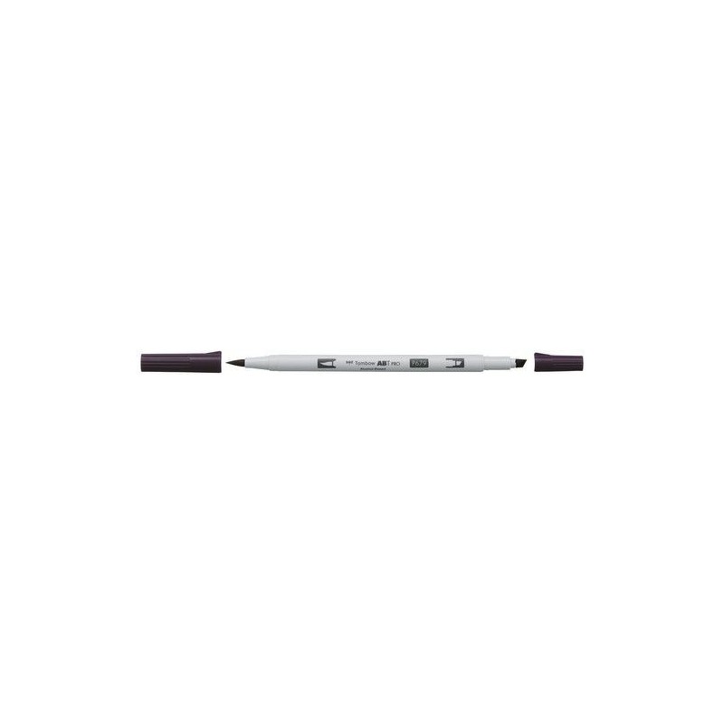 (19-ABTP-679)Tombow ABT PRO Alcohol - Dual Brush Pen dark plum