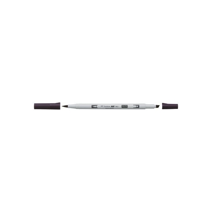 (19-ABTP-679)Tombow ABT PRO Alcohol - Dual Brush Pen dark plum