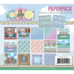(YCPP10047)Paperpack - Yvonne Creations - Bubbly Girls - Sweetheart