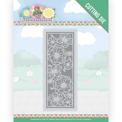 (YCD10272)Dies - Yvonne Creations - Bubbly Girls - Sweetheart - Flower Border