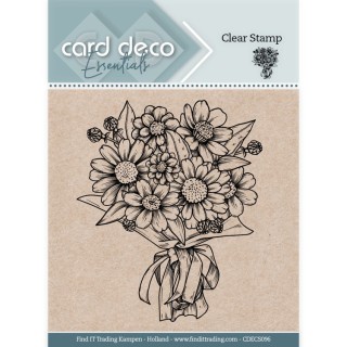 (CDECS096)Card Deco Essentials Clear Stamps - Bouquet